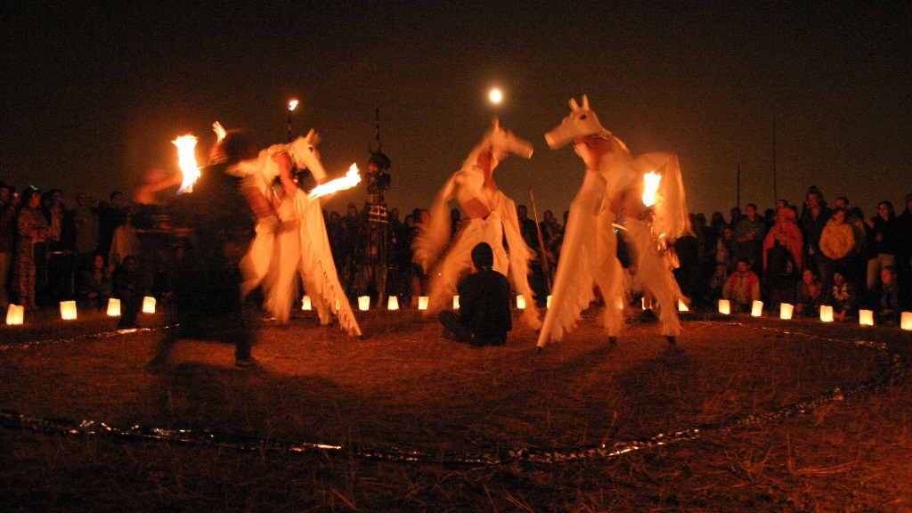 Magic White Horses